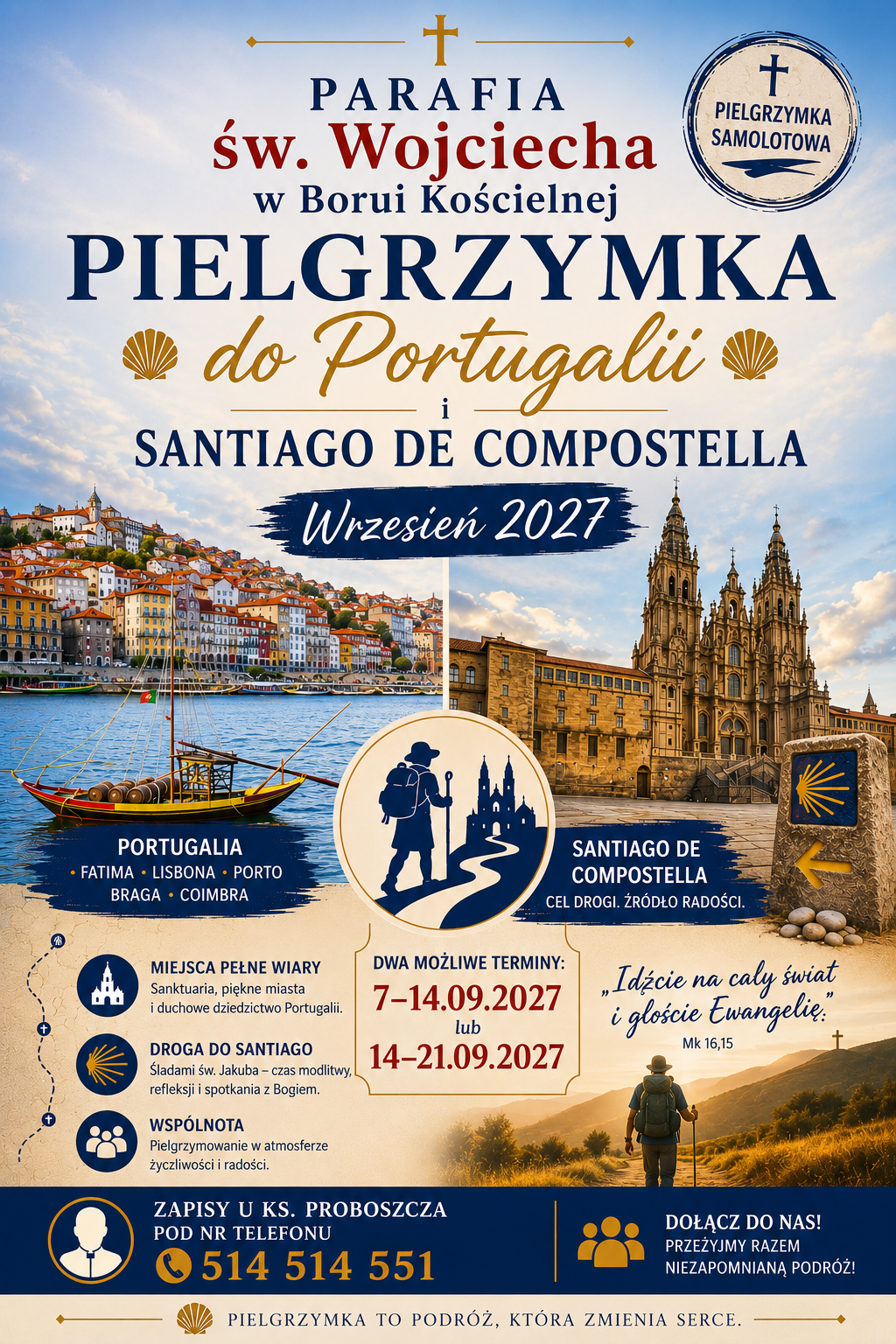 Pielgrzymka parafialna do Portugalii