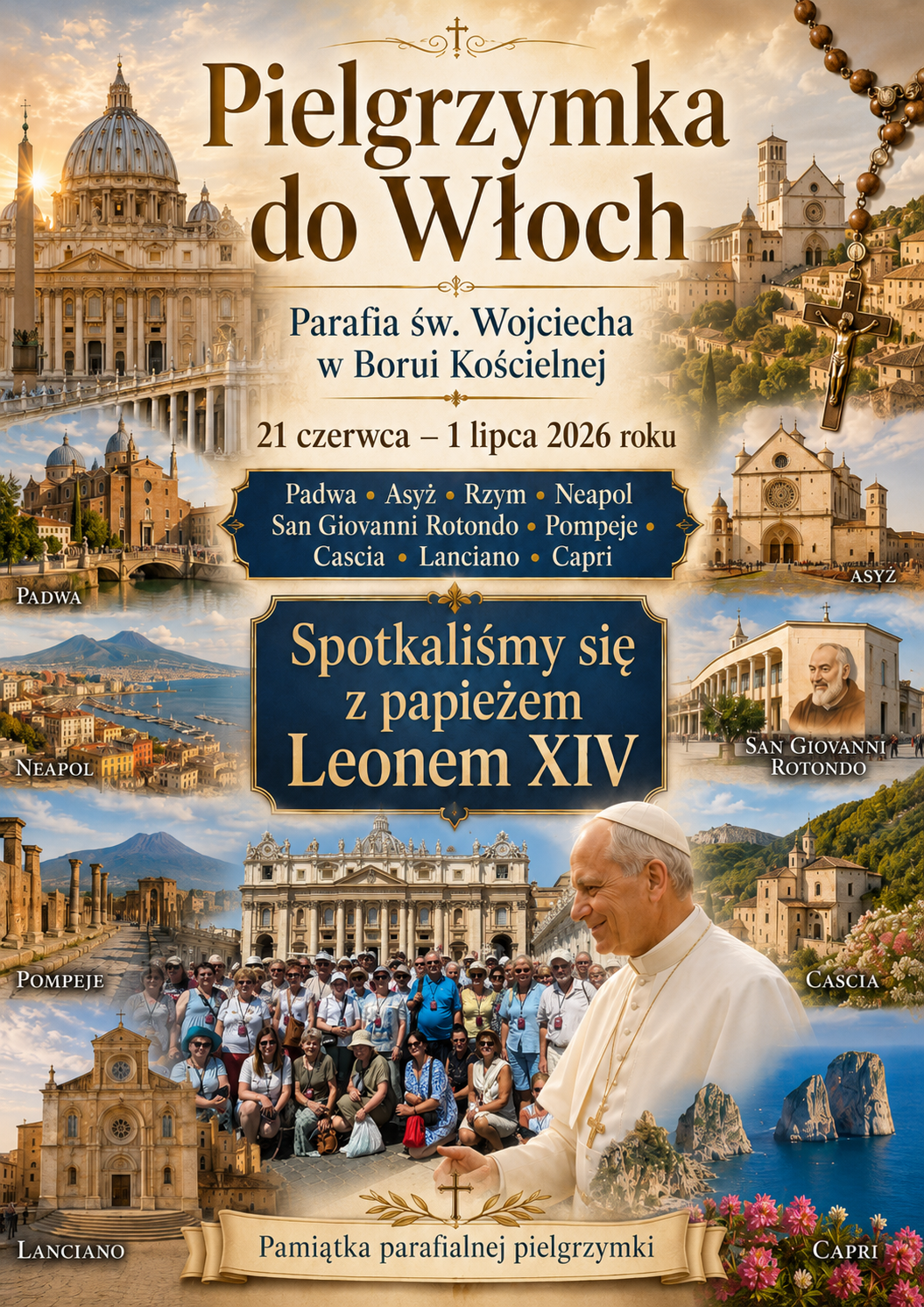Parafialna pielgrzymka do Włoch